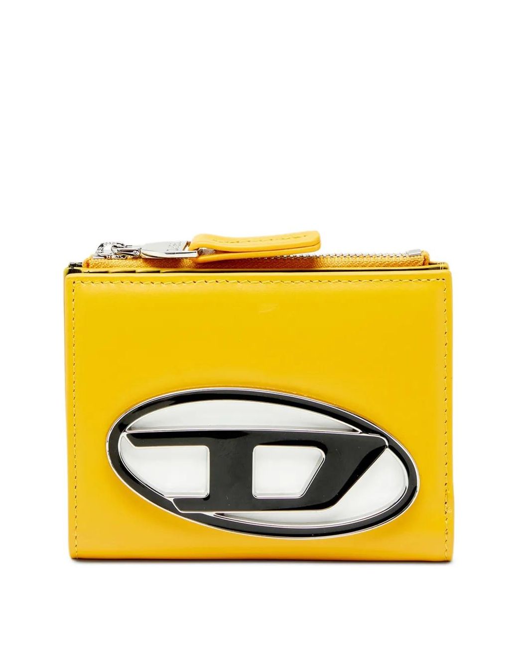 DIESEL Yellow 1Dr Oval D Bi-Fold Wallet