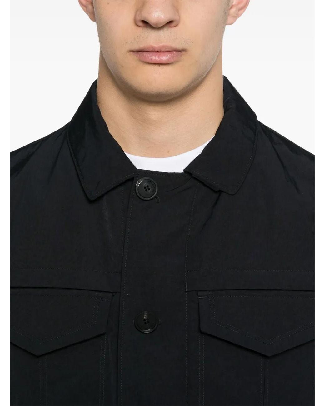 Peuterey Long Sleeves Jacket in Blue für Herren