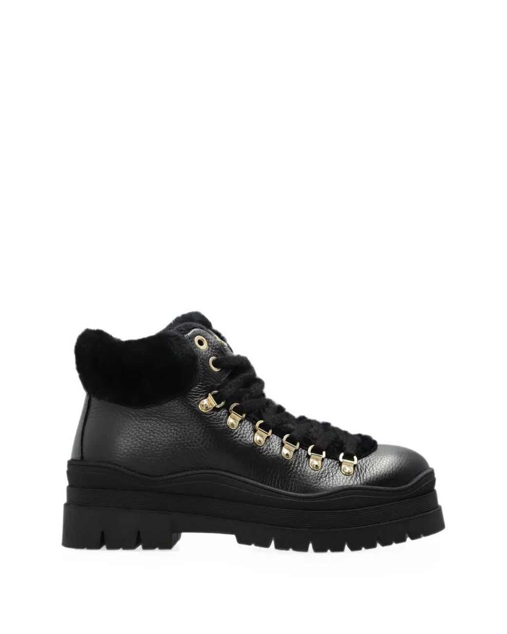 Bogner Black Arosa Leather Snow Boots