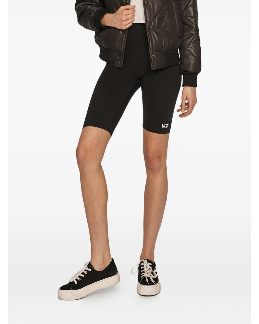 Vans Black Logo-Detail Shorts