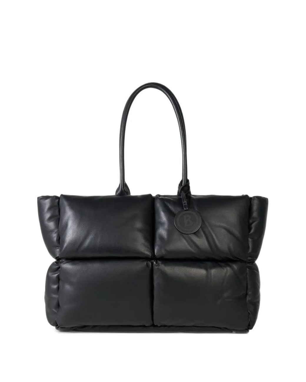 Bogner Black Gletsch Origin Amelie Padded-Leather Tote Bag