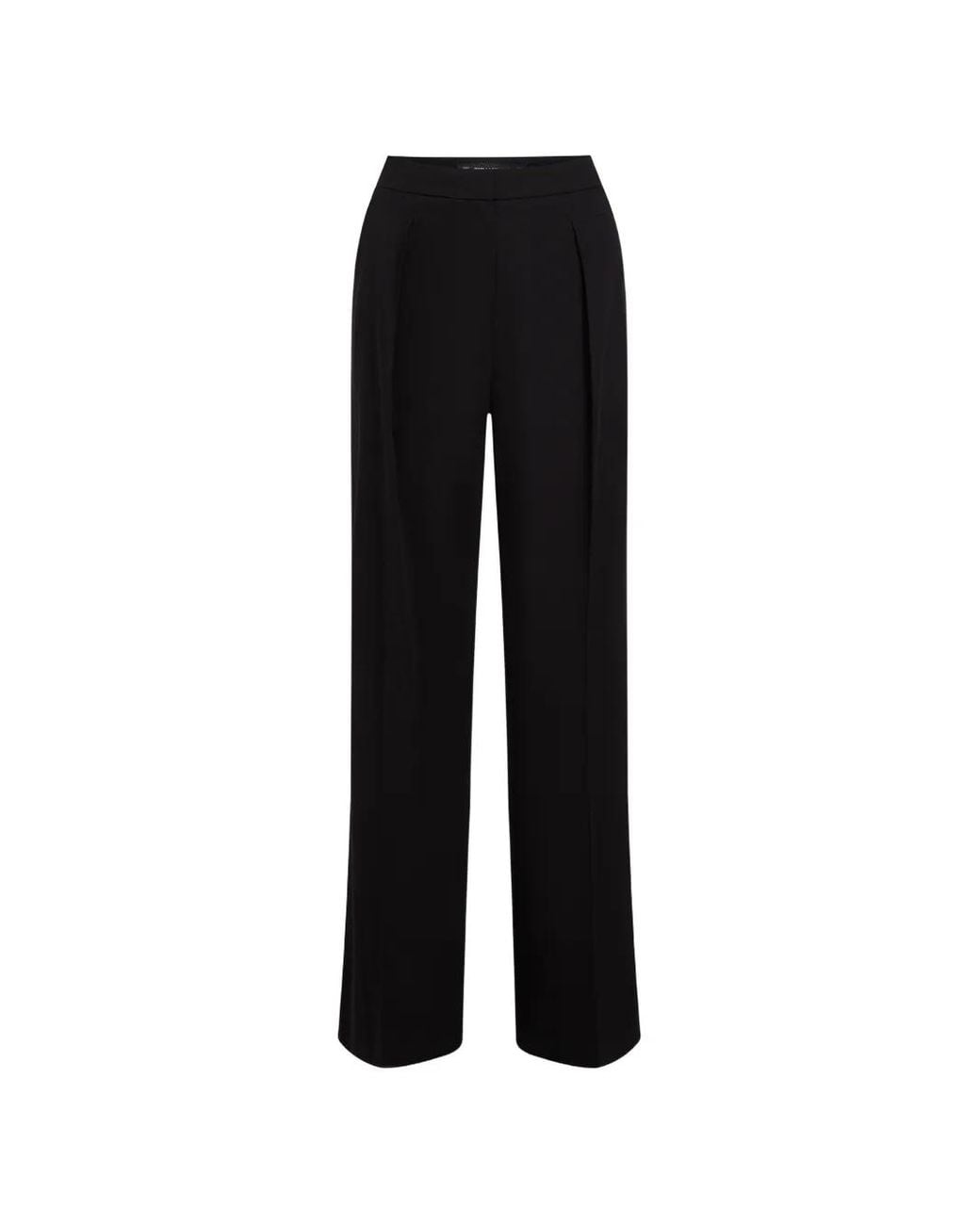 Karl Lagerfeld Black Pantalon De Tailleur X Amber Valletta À Design Structuré