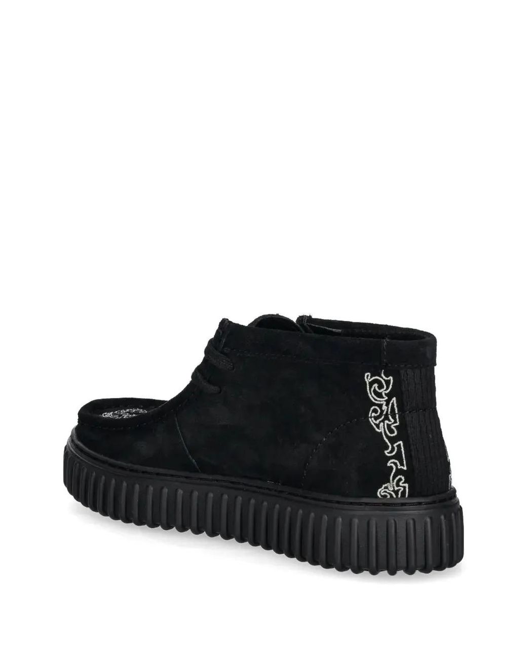 Clarks Black Torhill Shoes for men