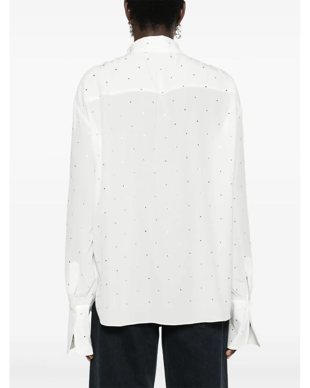 Zadig & Voltaire White Tyrone Silk Shirt