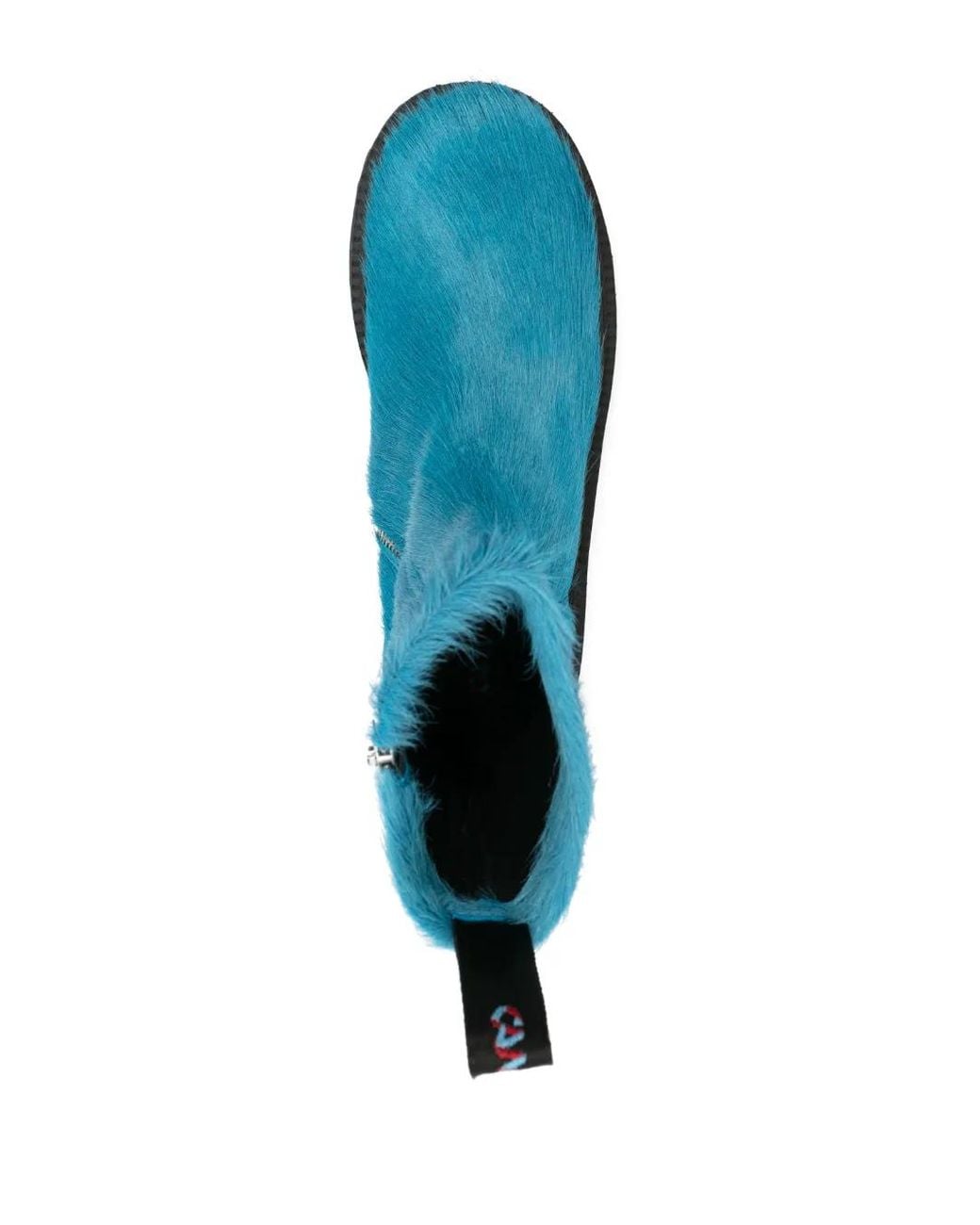 CAMPERLAB Blue Eki Calf-Hair Ankle Boots