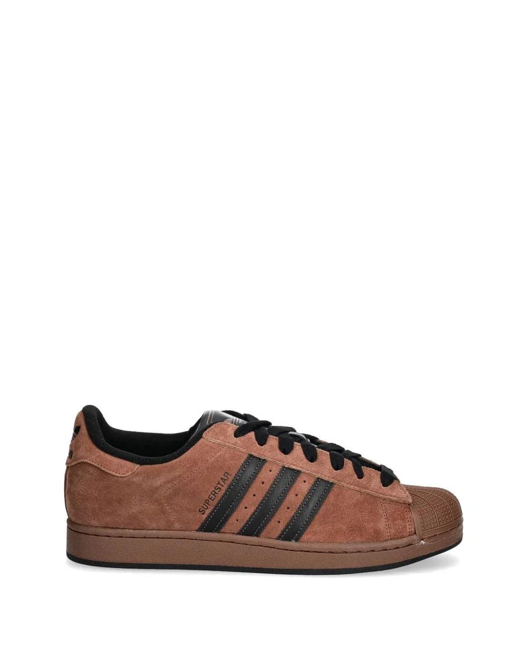 Adidas Brown Superstar Sneakers