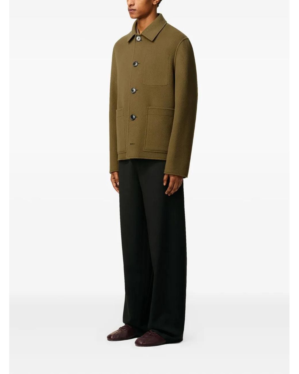 AMI Green Boxy Jacket for men