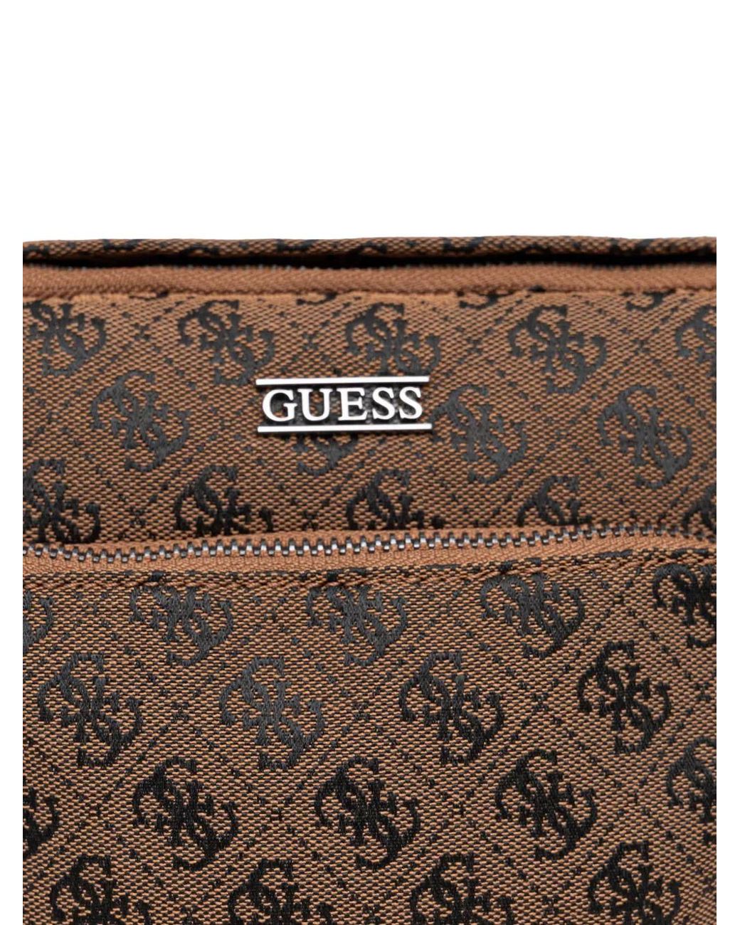Guess Kuriertasche Mit Monogrammmuster in Brown für Herren