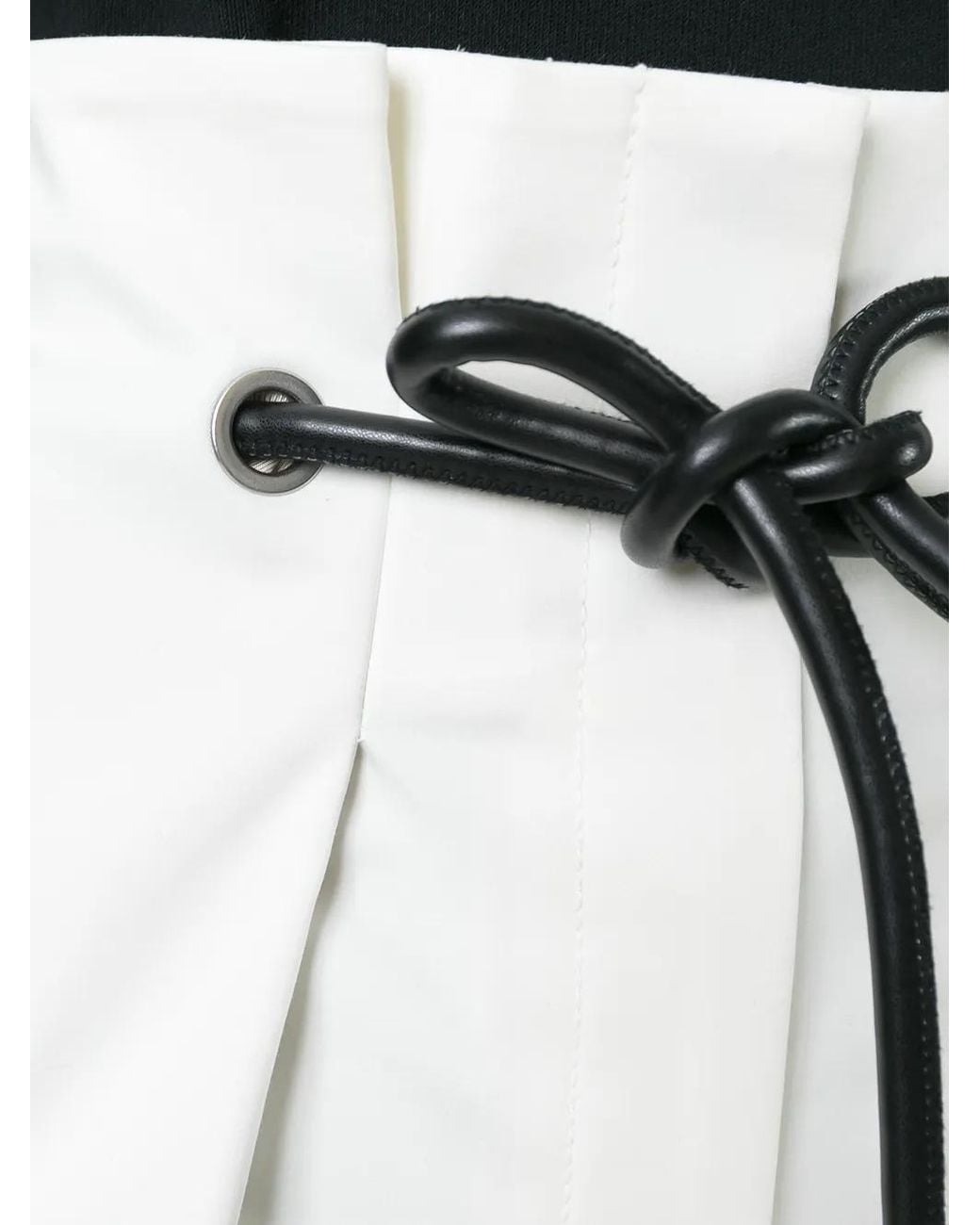 3.1 Phillip Lim White Origami-Pleated Trousers