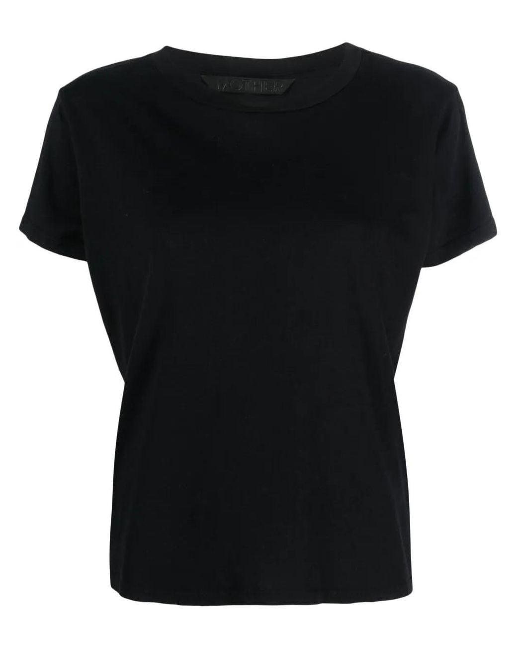 Mother Black Supima Cotton Short-Sleeve T-Shirt