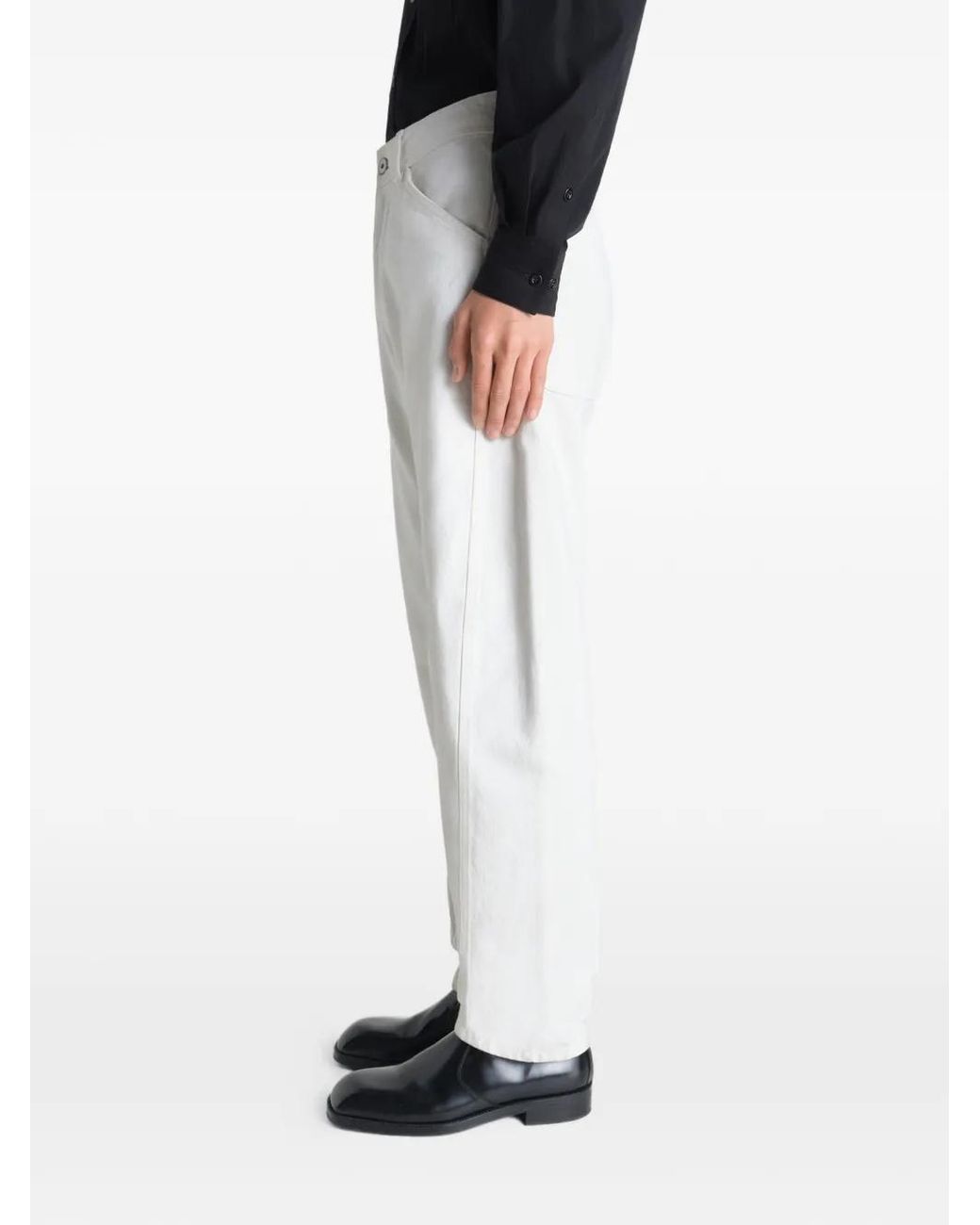 Lemaire White Jeans for men
