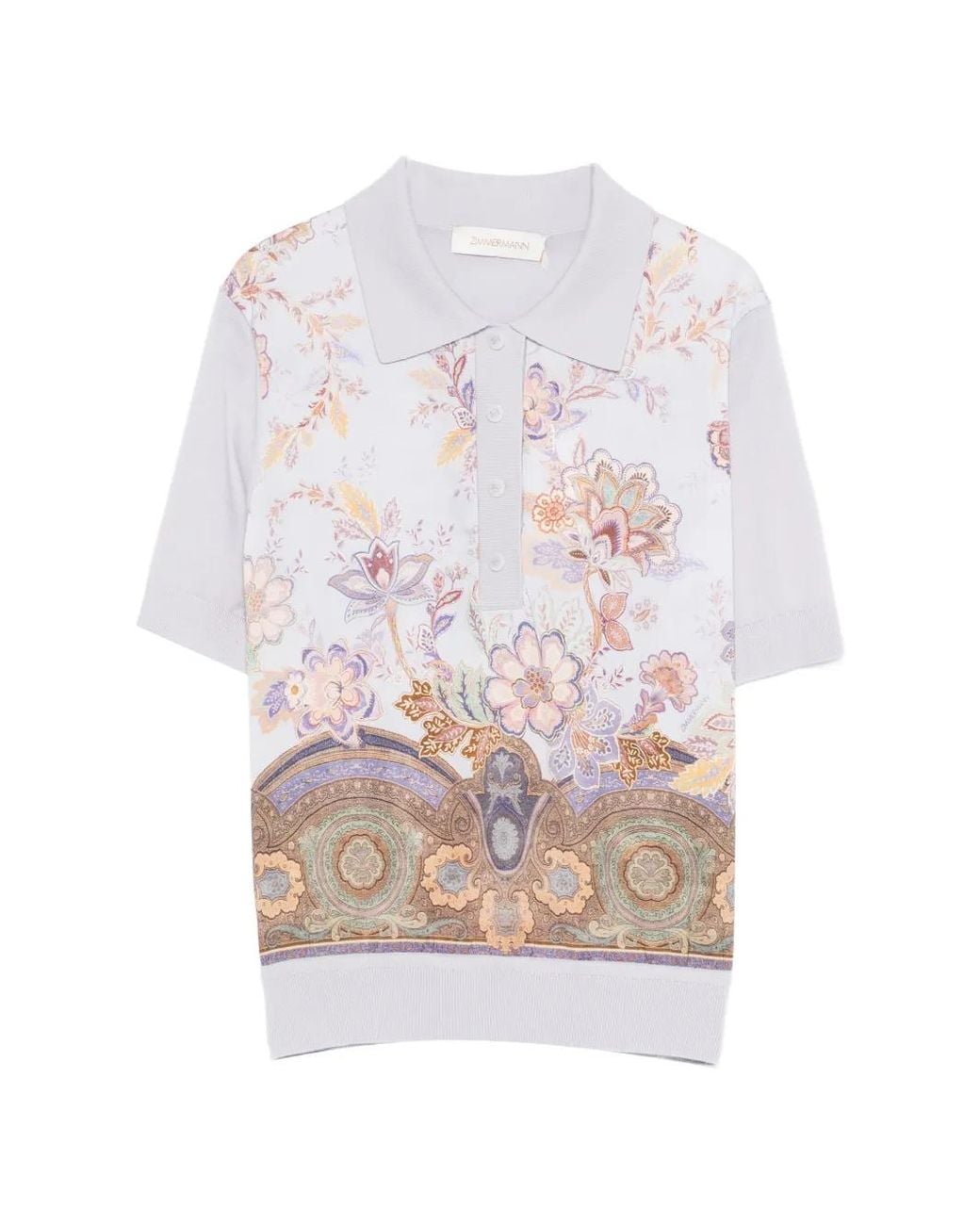 Zimmermann White Luna Floral Print Jersey