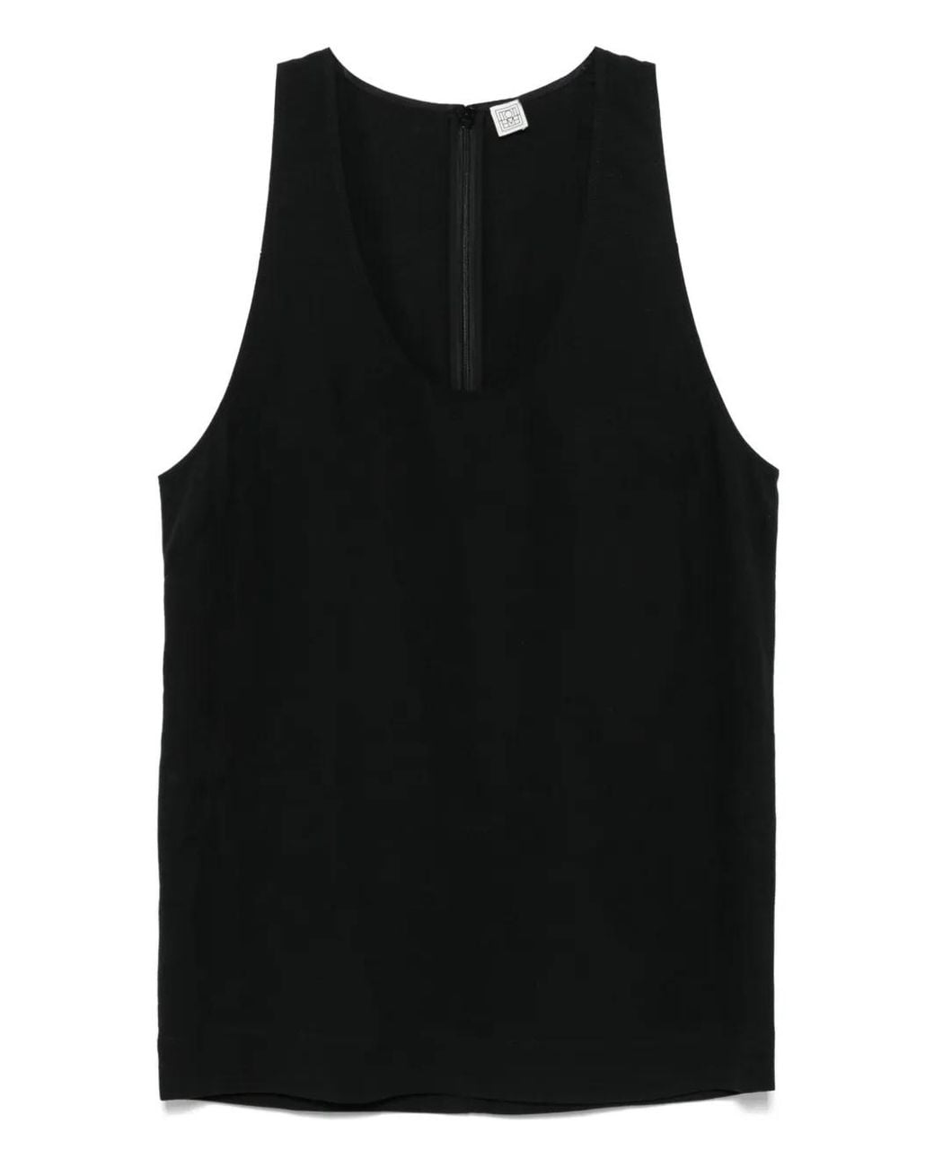 Totême Black Jersey Tank Top