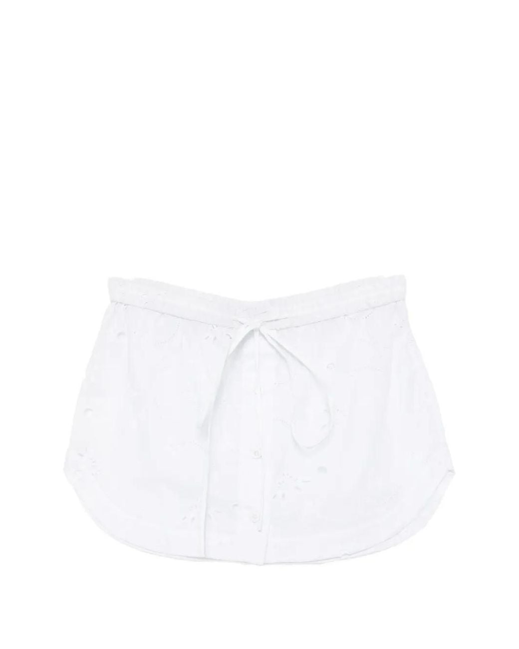 Kiki de Montparnasse White Simone Mini Skirt