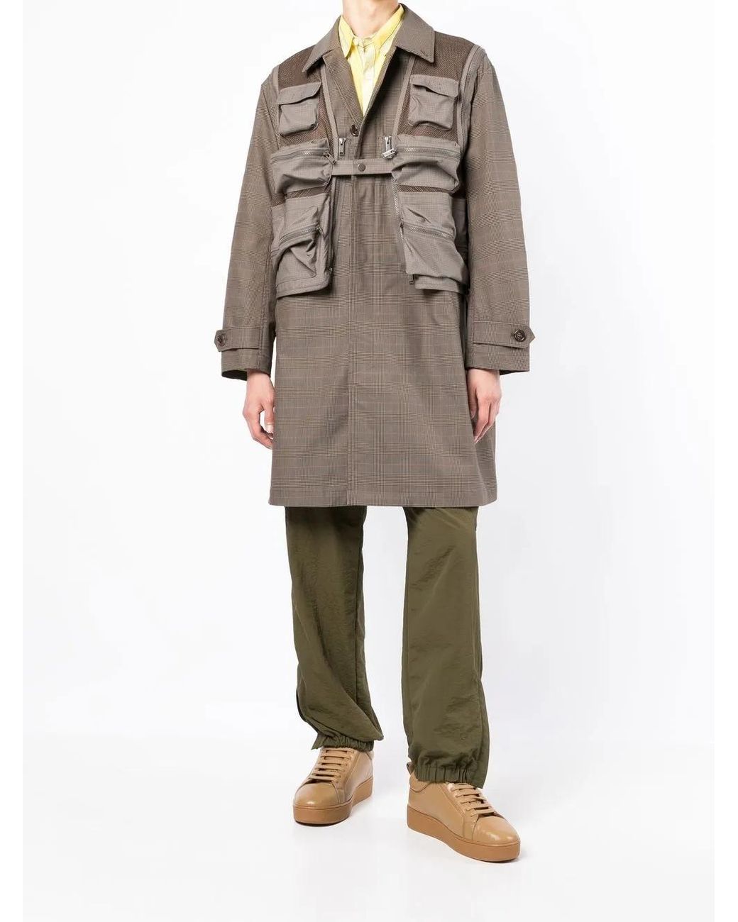 Undercover Gray Coats Brown for men