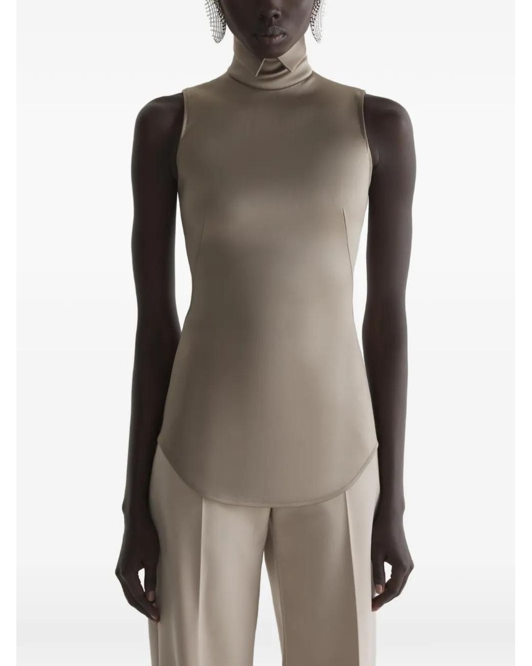 Mugler Smoking Top in het Brown