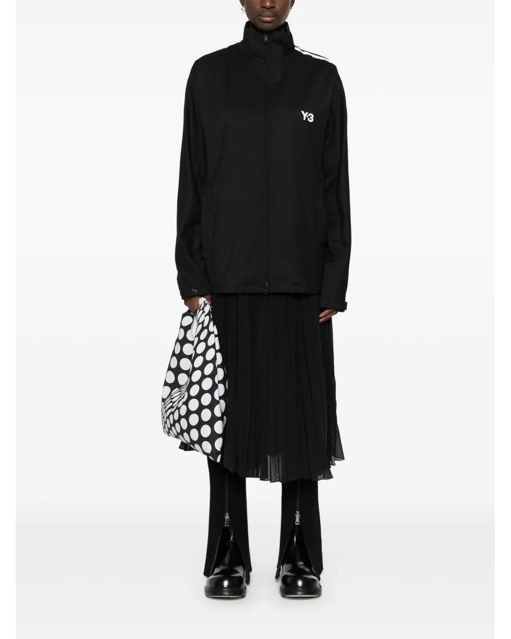 Y-3 Black 3-Stripes Track Jacket