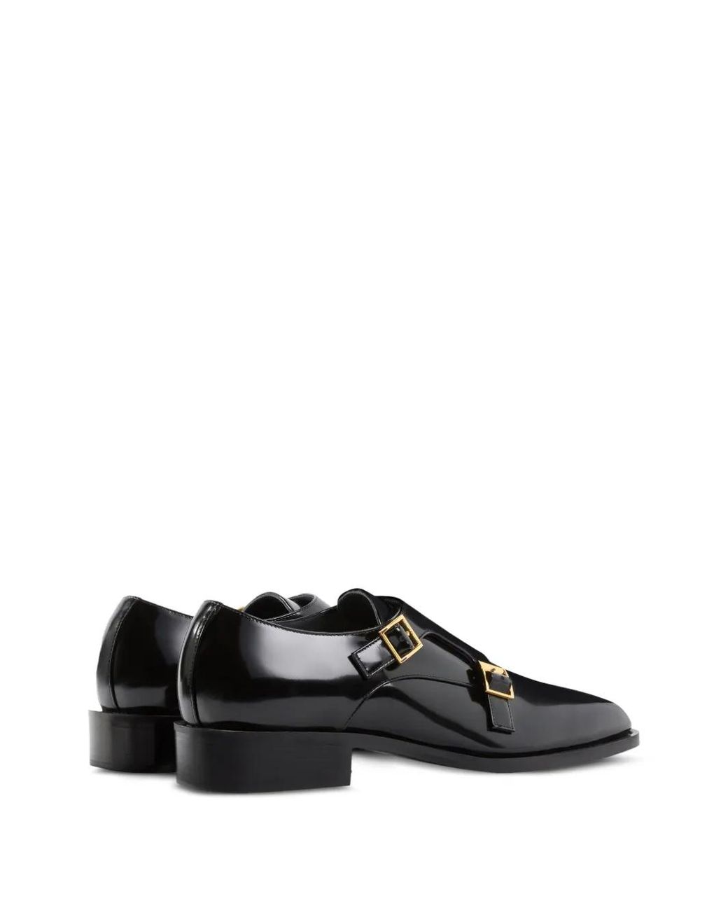 Giuseppe Zanotti Black Donnie Double Monk-Strap Shoes for men