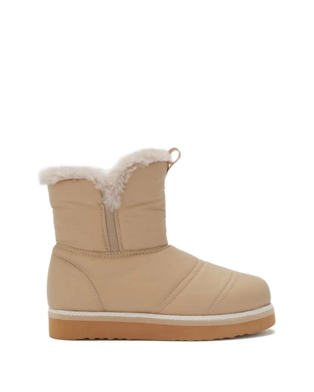 Odissi Natural Rose Lined Elasticated Boots
