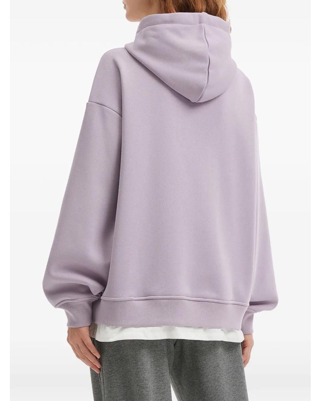 B+ AB Purple Drawstring Pocket Hoodie
