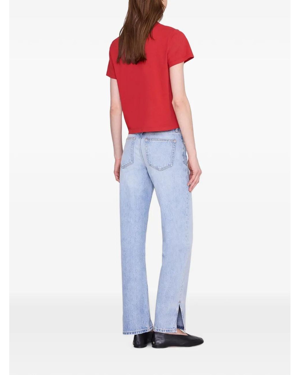 Anine Bing Red Shelley T-Shirt