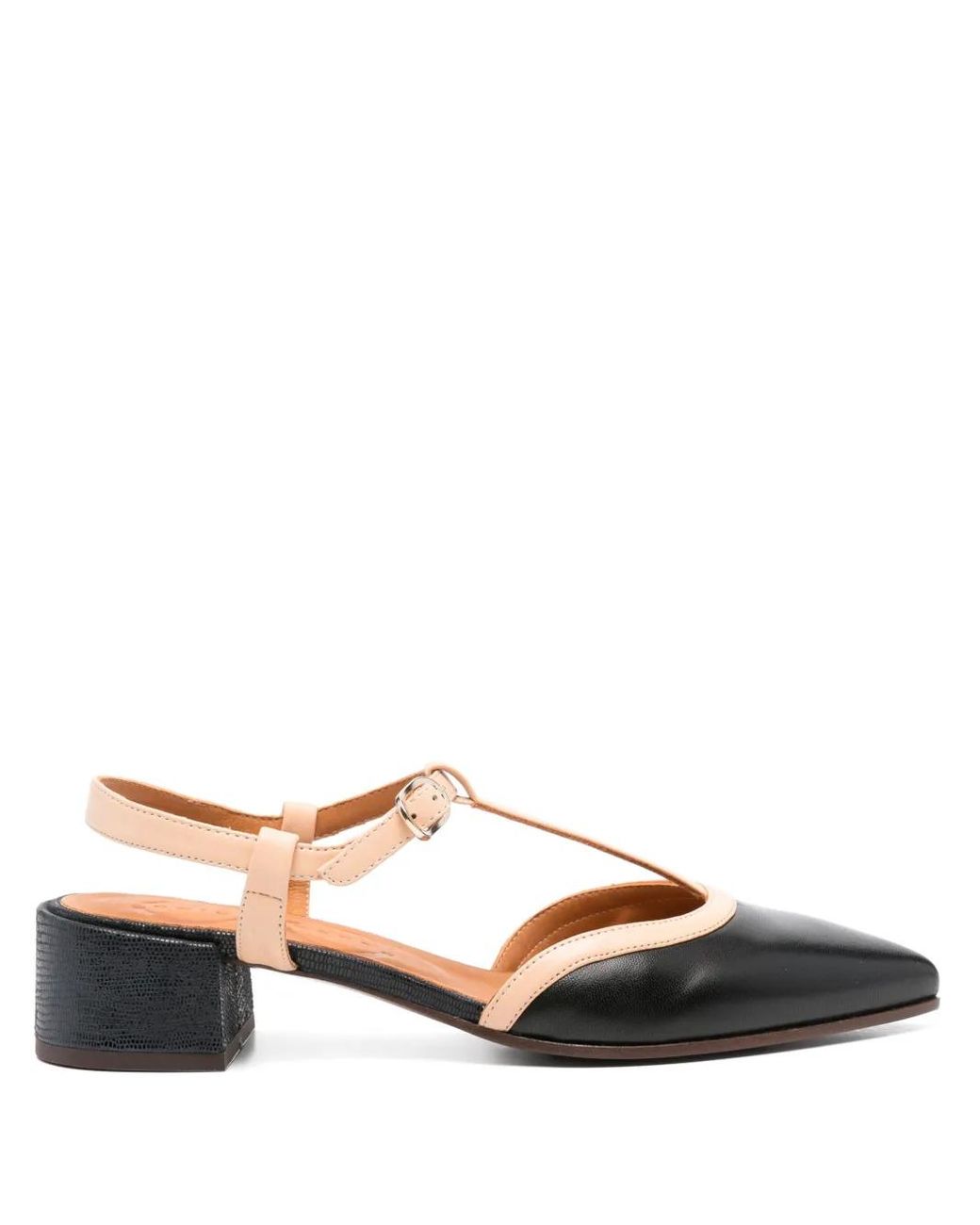 Chie Mihara Black 40Mm Leather Pumps