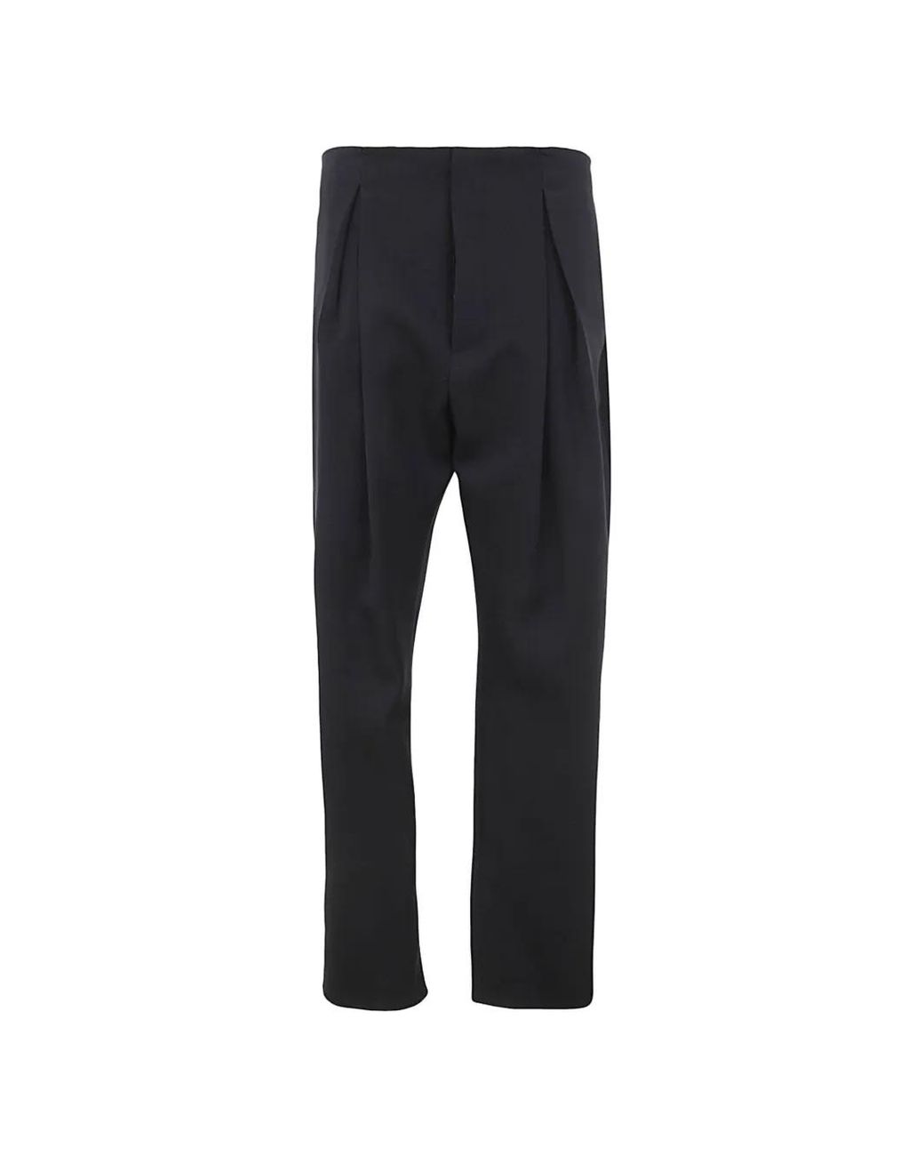 SAPIO Black Pantalon À Poches Plissées