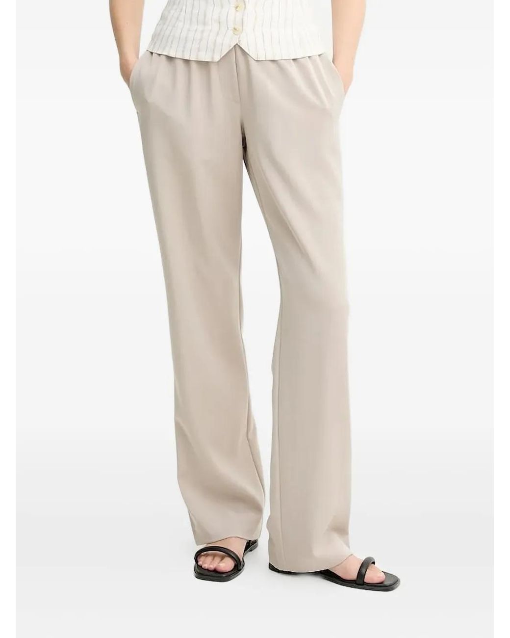 Pantalones Con Bolsillos Con Ribete Samsøe & Samsøe de color Natural