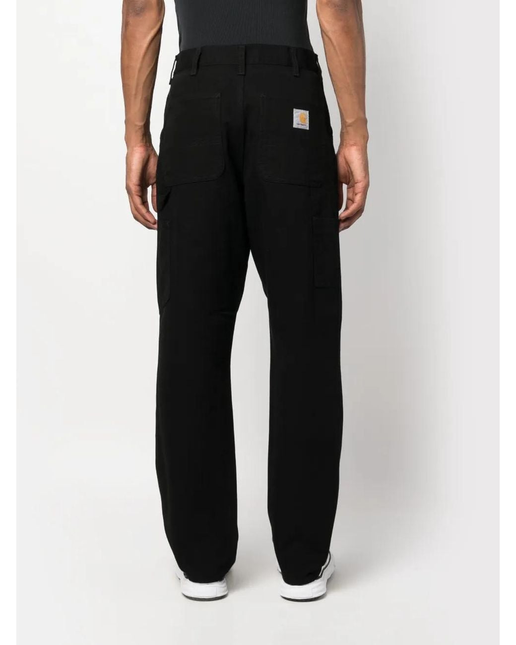 Carhartt Black Single Knee Straight-Leg Trousers for men
