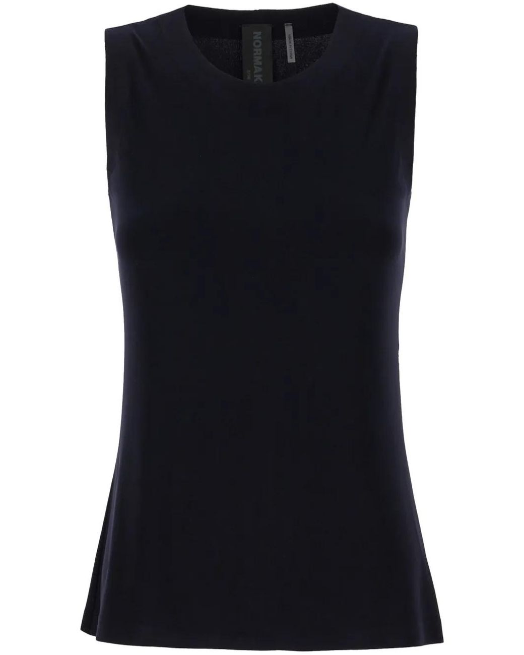 Norma Kamali Blue Sleeveless Top