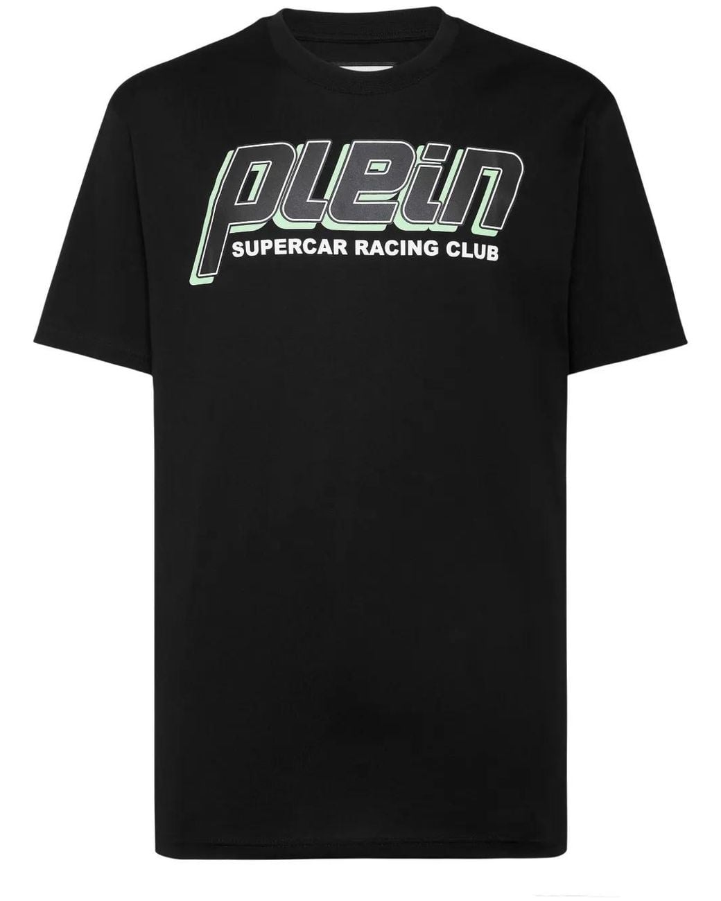 Philipp Plein Black Racing Club T-Shirt for men