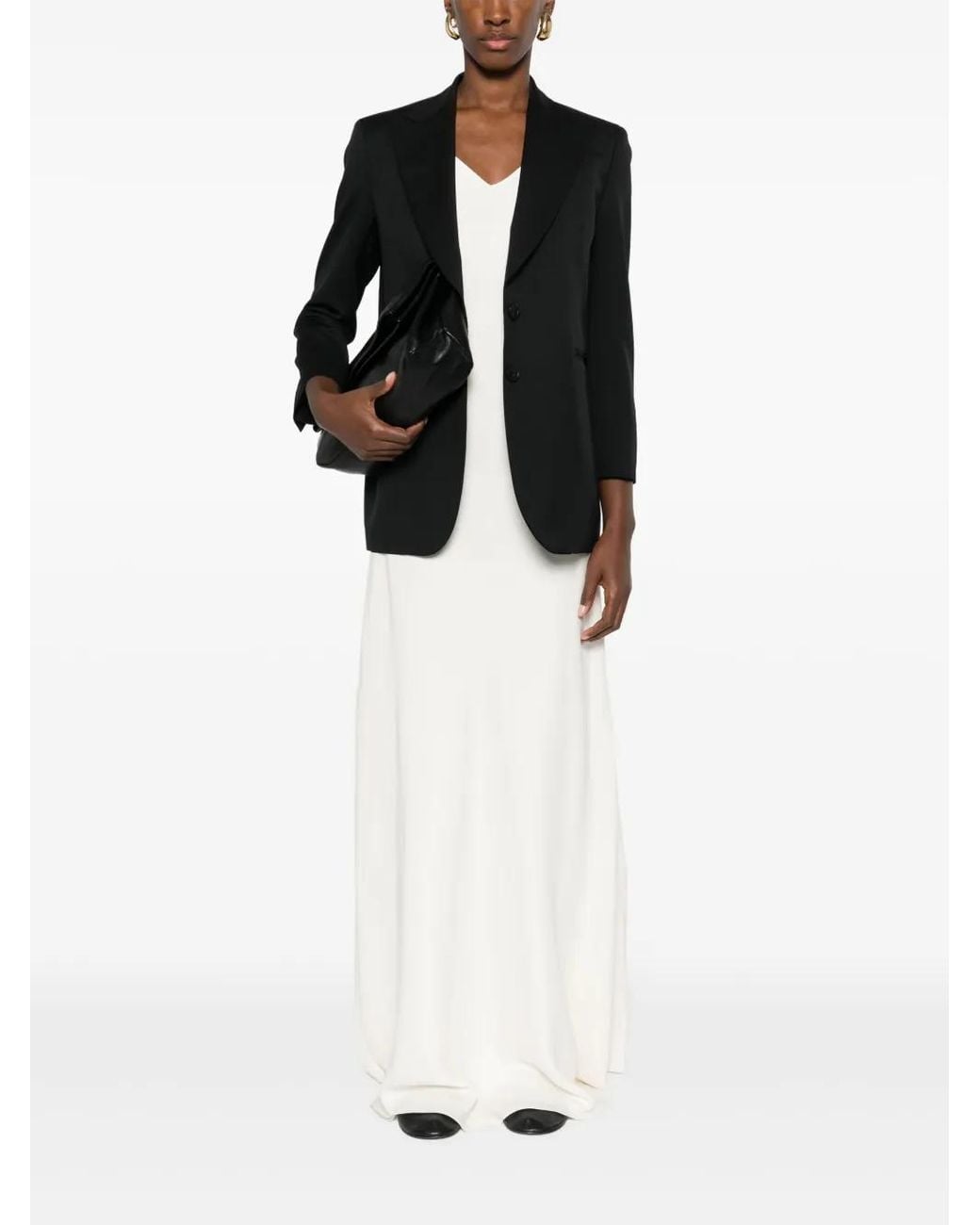 SAULINA Black Agnese Wool Blazer