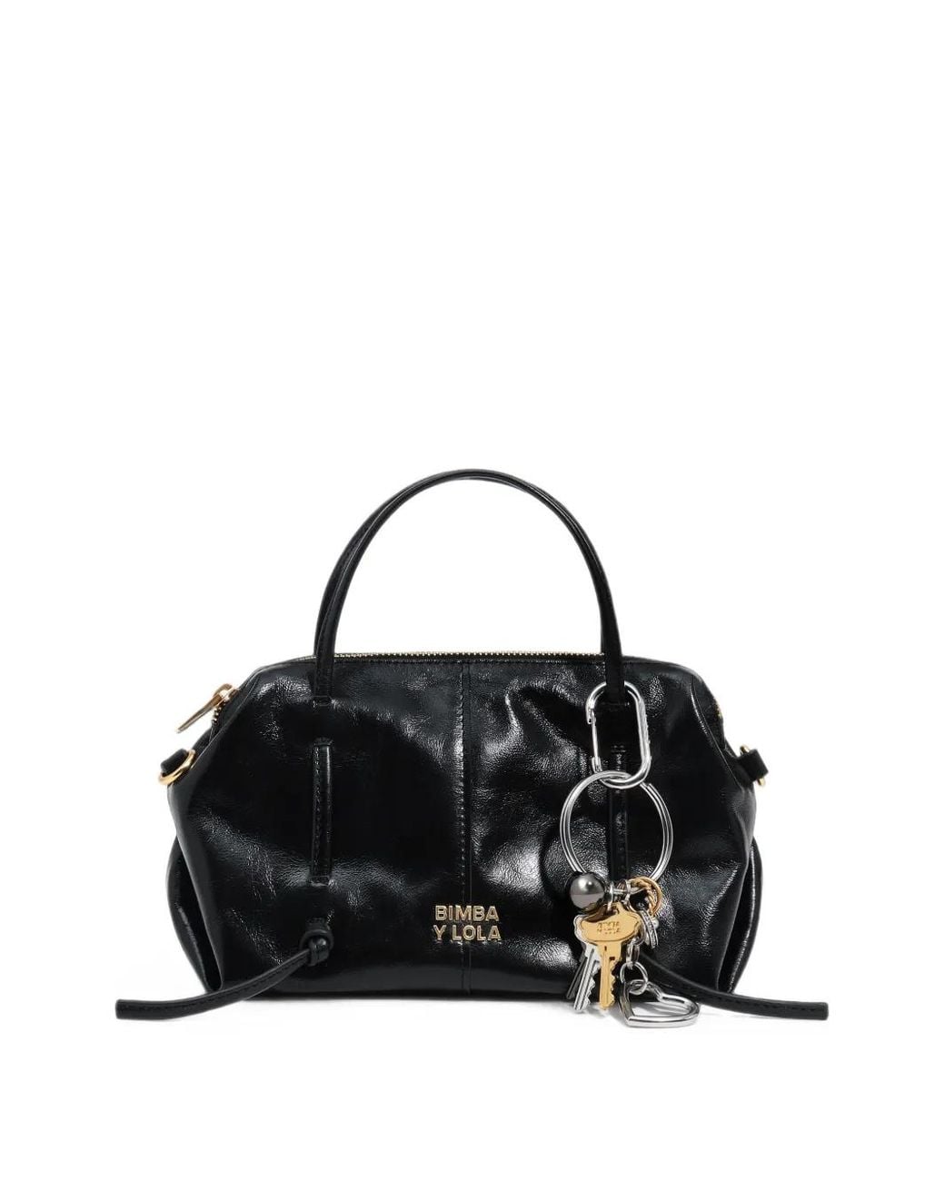 Bimba Y Lola White Multi-Key Metal Keychain