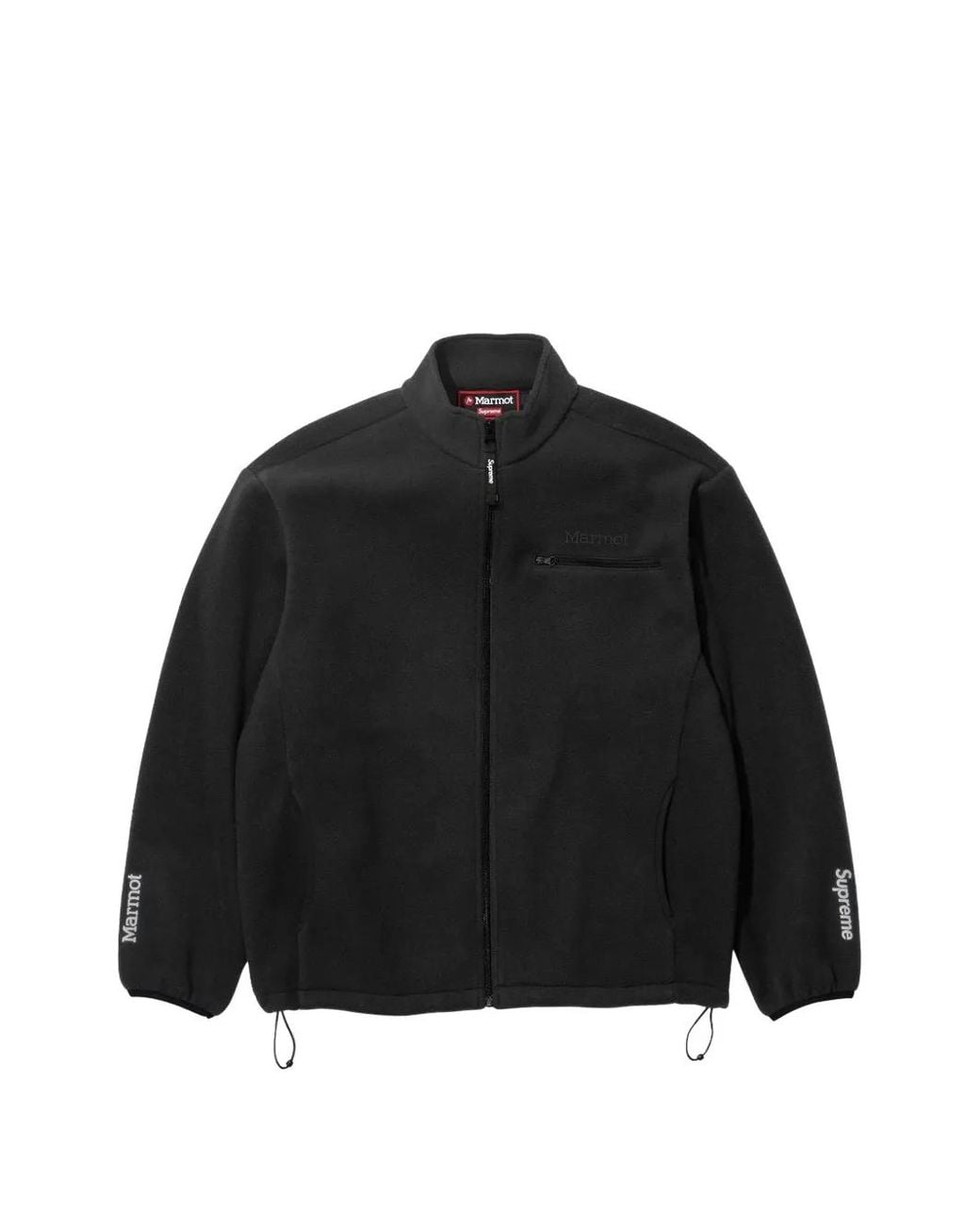 Supreme Black Fleece Jacket for men