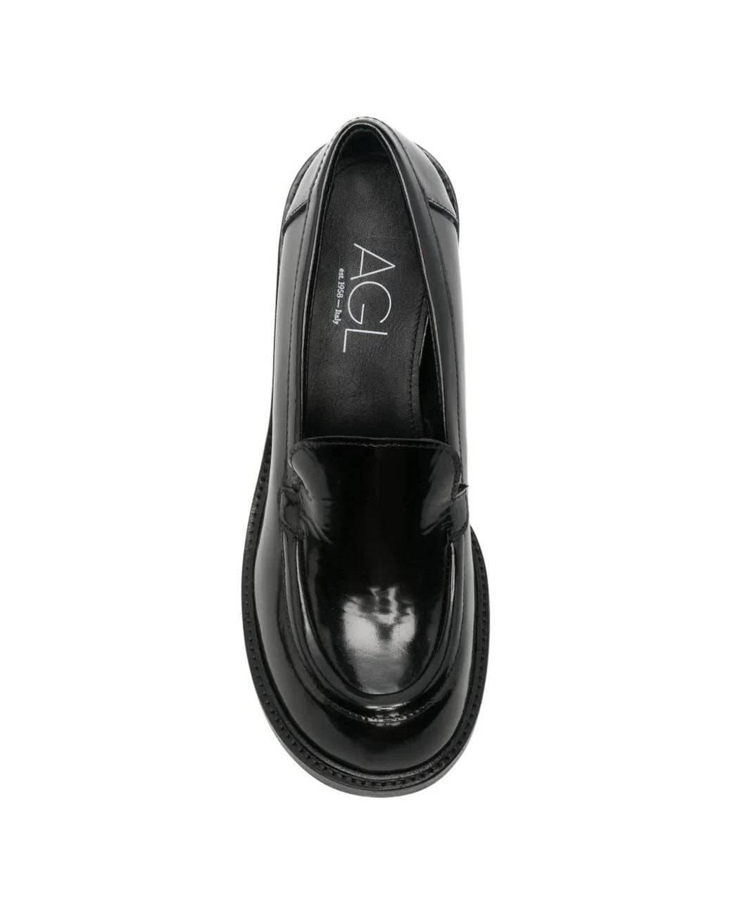 Agl Attilio Giusti Leombruni Black Zoe Leather Pumps
