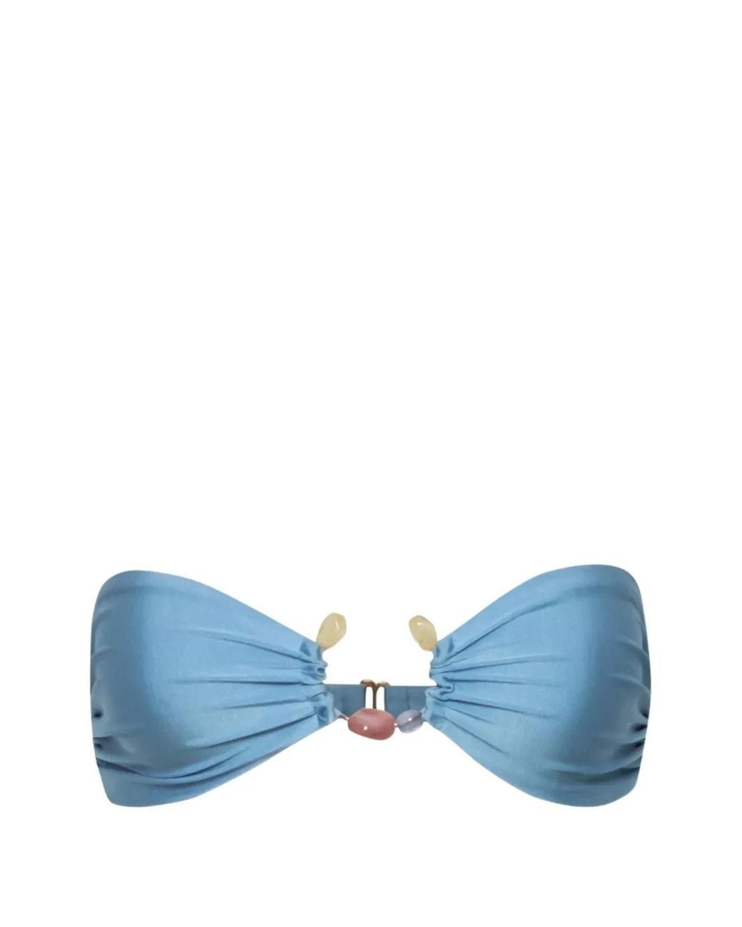 Baobab Blue Nala Ring-Detail Bikini Top