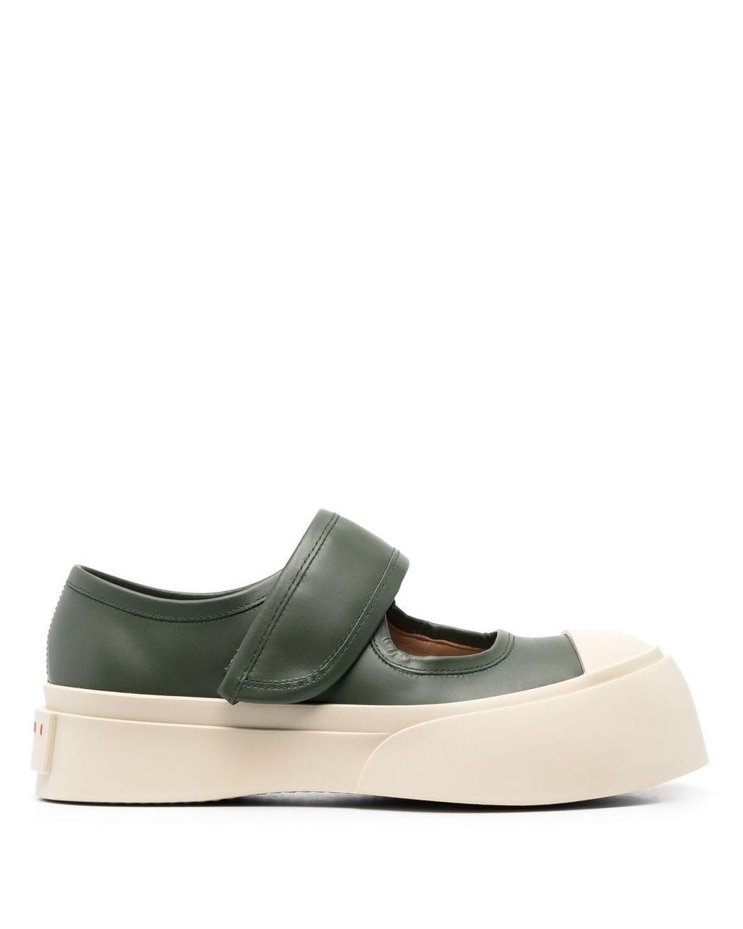 Marni Pablo Mary Jane Sneakers in Green | Lyst
