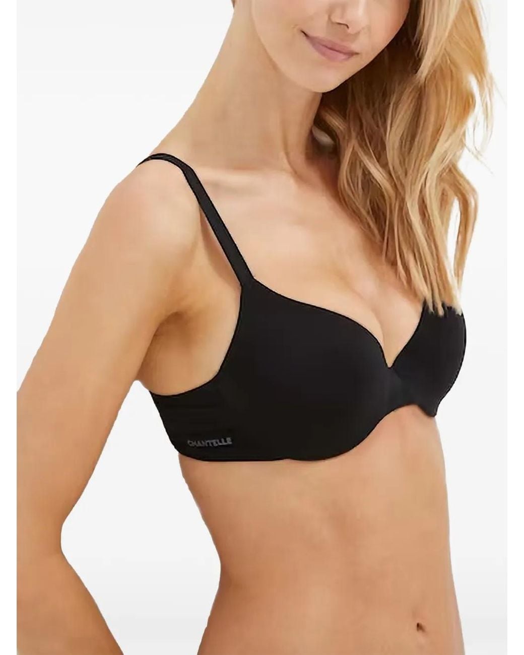 Chantelle Black Esssentiall Seamless Padded Bra