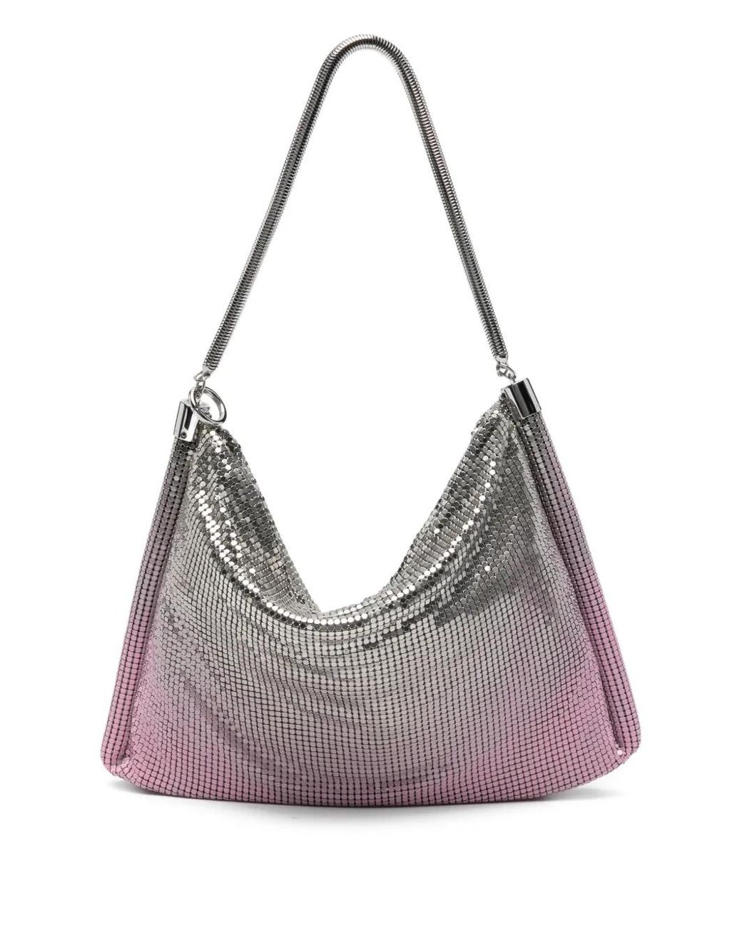 Rabanne Gray Chainmail Shoulder Bag