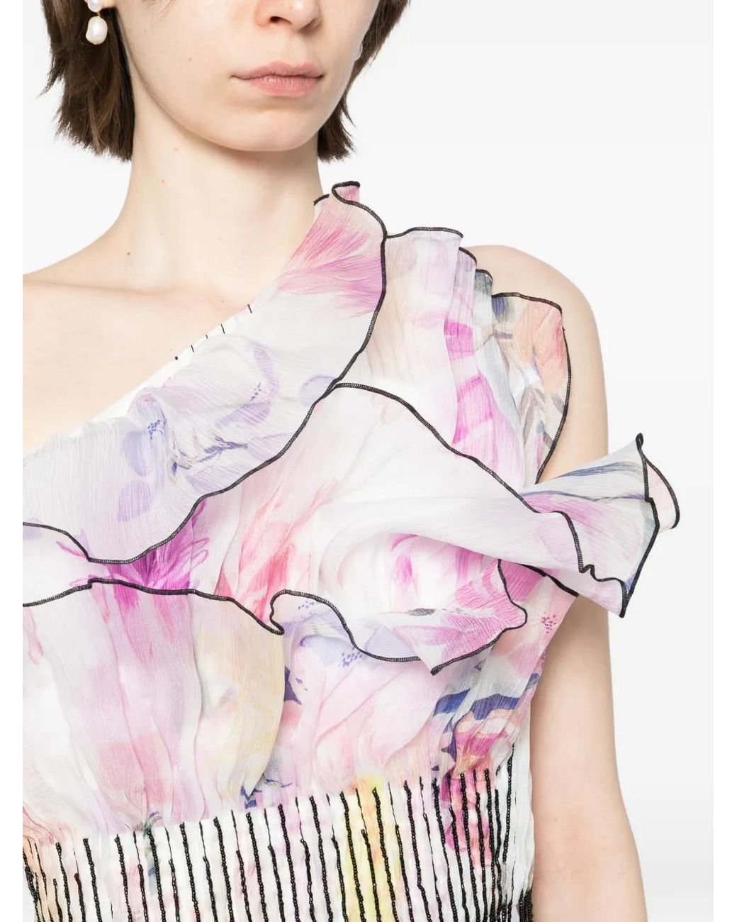 Aje. White Leigh Blouse