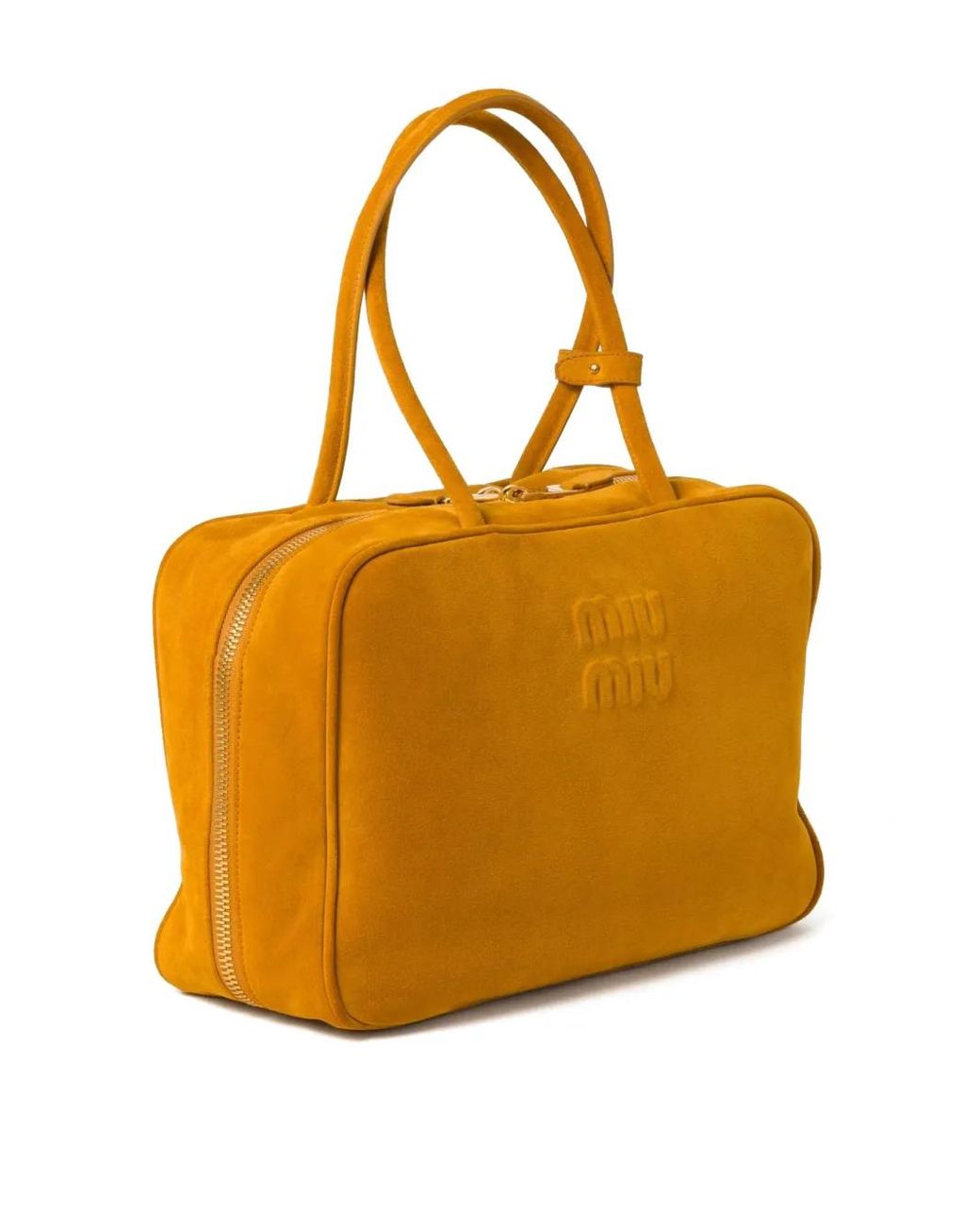 Miu Miu Orange Beau Tote Bag