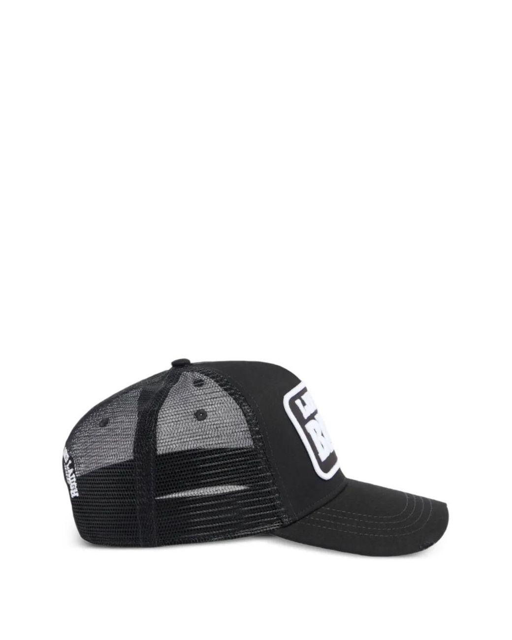 DSquared² Black Casquette À Slogan Brodé for men