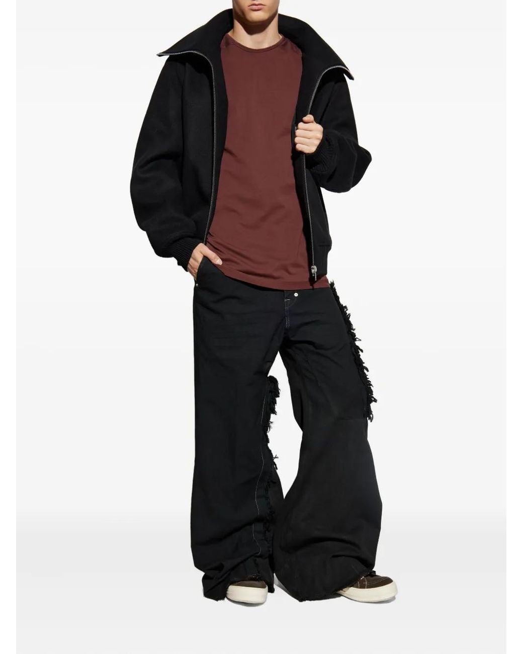 Rick Owens Black Light Jackets for men