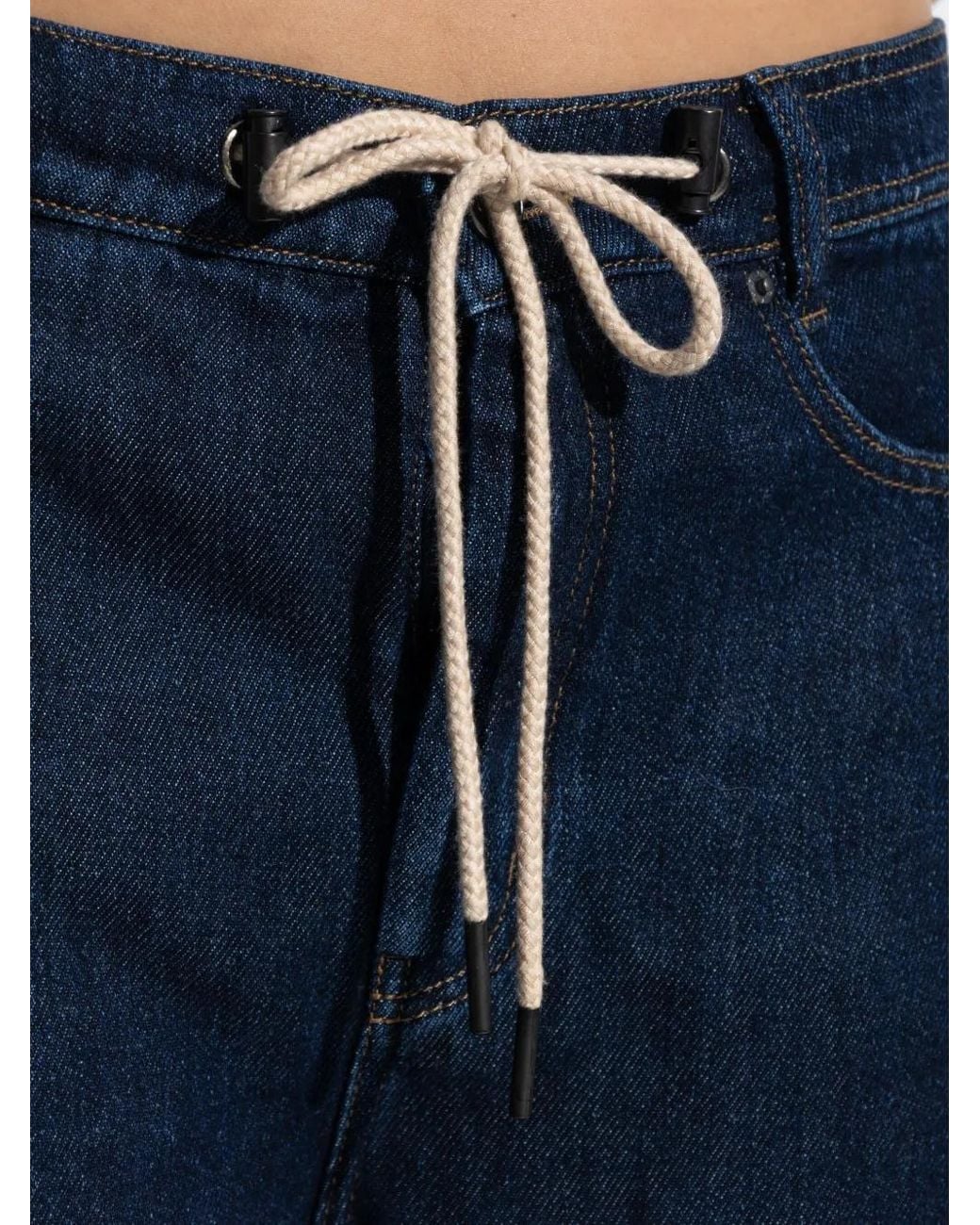 Munthe Blue Drawstring Jeans