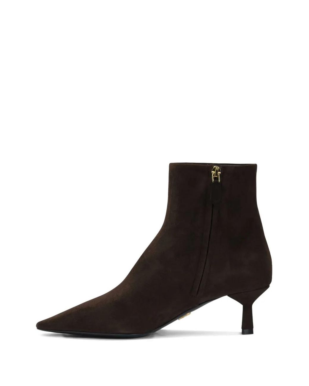 Prada Black Stiefeletten aus Wildleder 55mm