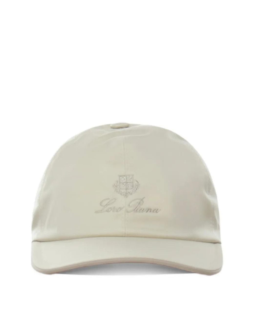 Loro Piana White Baseball Cap Microfiber for men