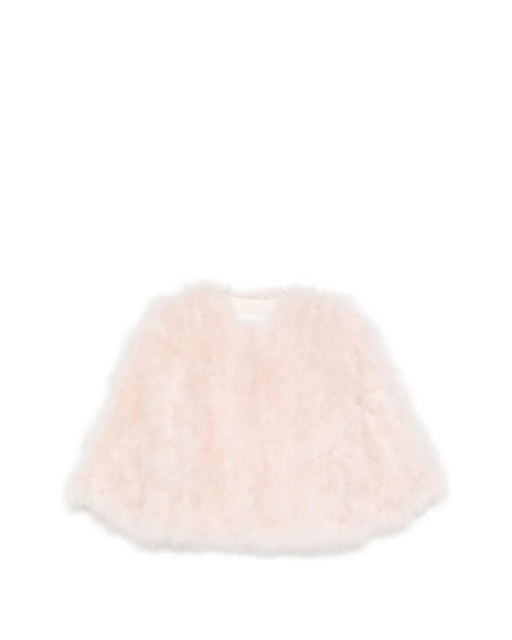 Yves Salomon Pink Faux Fur & Shearling Jackets