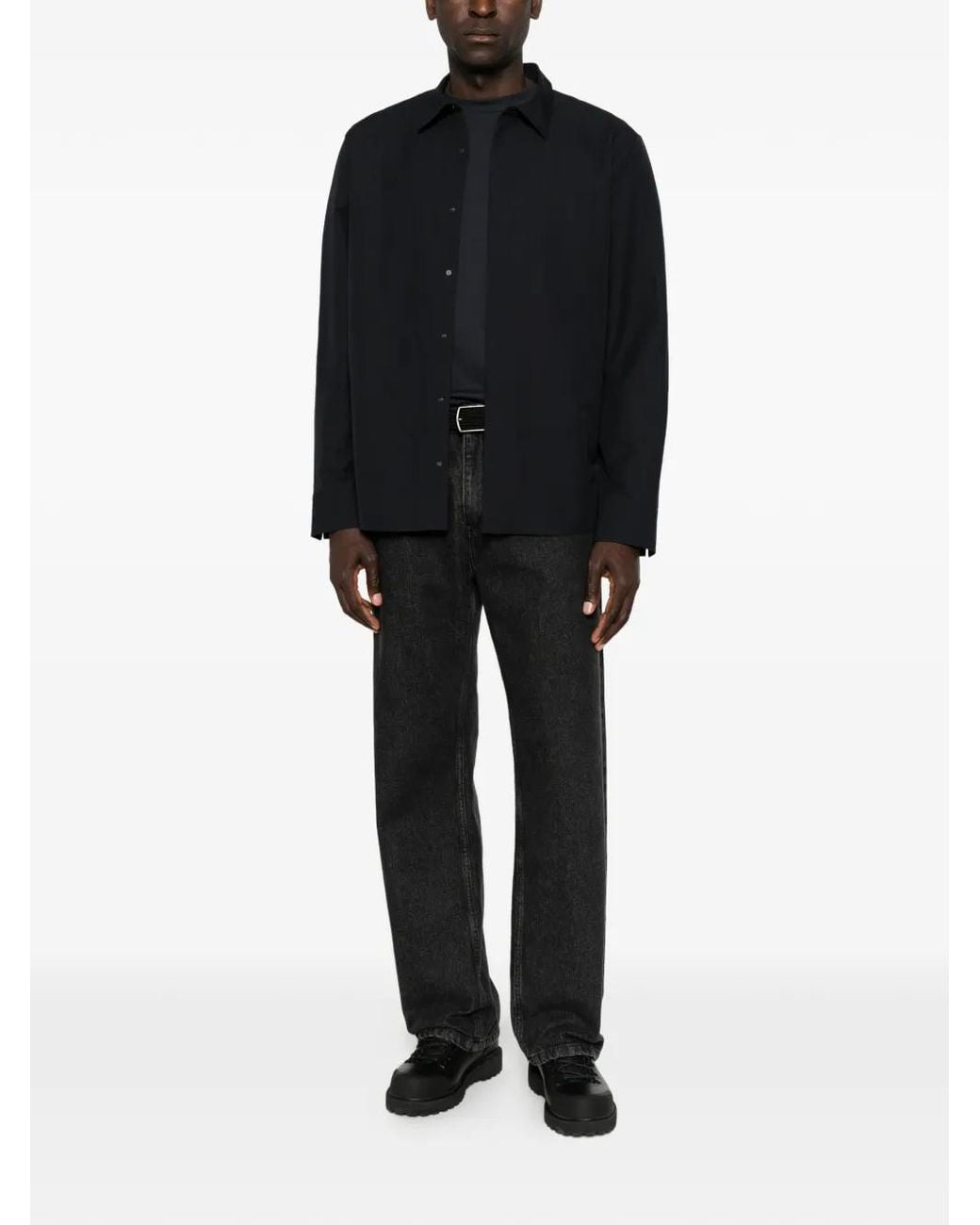 Arc'teryx Black Concealed-Front Shirt for men