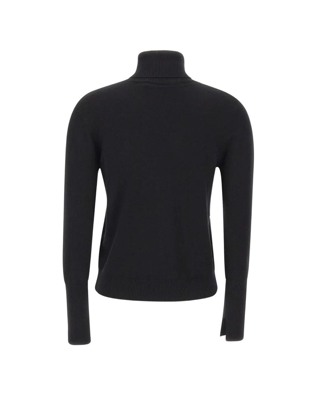 Kaos Blue Slit-Cuff Roll-Neck Sweater