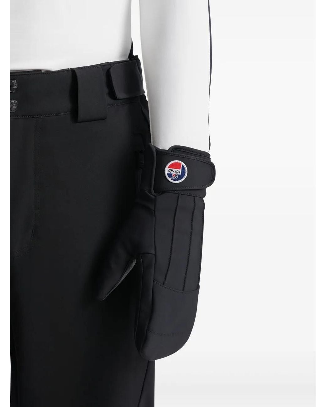 Guantes Con Parche Del Logo Fusalp de color Black